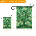 thumbnail image 3 of Welcome Green Tree of Life Indian Forest Aesthetic Nature Garden Flag, Vertical Double Sided Small House Flag, Yard Farmhouse Outdoor Deck Veranda Lawn Decor 28x40 Inch, 3 of 6