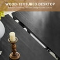 thumbnail image 6 of Morden Fort Extendable Dining Wood Table for 6-8, Rectangular 60"-80" Modern Expanding Table for Kitchen, Living Room, Gatherings, Meetings, Black, 6 of 9