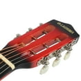 thumbnail image 7 of LAGRIMA Beginners Acoustic Guitar w/Guitar Case, Strap, Tuner & Pick Steel Strings Red, 7 of 7