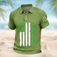 thumbnail image 5 of Ceisia Men's St. Patrick's Day Polo Shirt Collection | Shamrock American Flag Print | Casual Short Sleeve Collared Tops Gift, 5 of 5