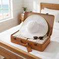 thumbnail image 6 of Women Floppy Sun Bucket Hats w/ Wide Brim Straw Edge Summer Beach UV Protection Foldable Gardening Hiking Cap by Solaris, 6 of 7