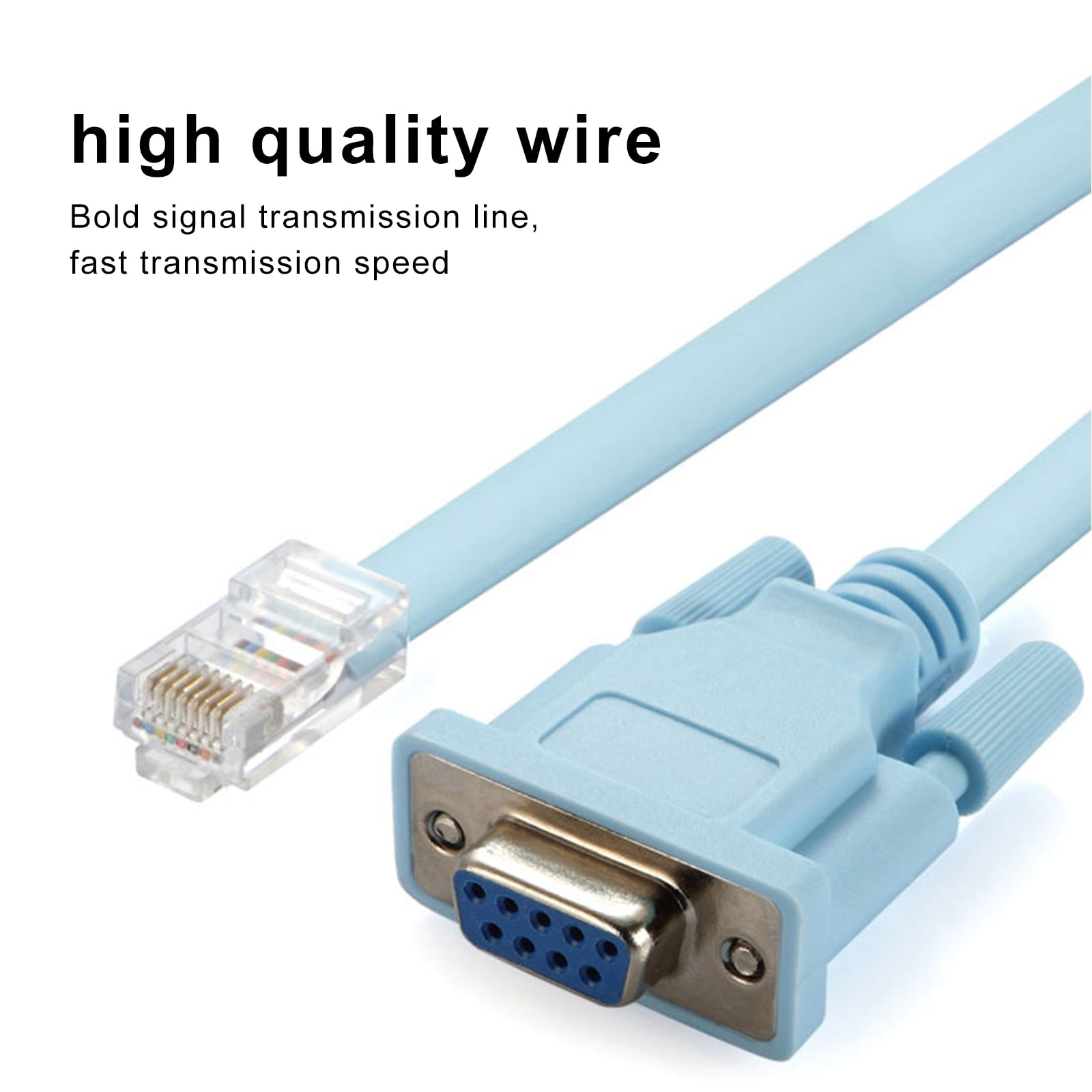 Buy RJ45 Male to DB9 RS232 Female Console Cable Adapter Converter for