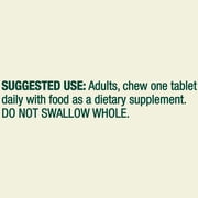 Spring Valley Vitamin C Dietary Supplement, Orange Flavor, 500 mg, 60 Count, Chewable Tablets