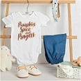 thumbnail image 3 of Cute Fall Pumpkin Spice and Prayers Bodysuit Jumper Girls Infant Baby Brisco Brands 18M, 3 of 6