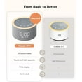thumbnail image 2 of Dreamegg D1+ White Noise Machine - Sound Machine Alarm Clock with 29 Soothing Sounds, 2 of 7