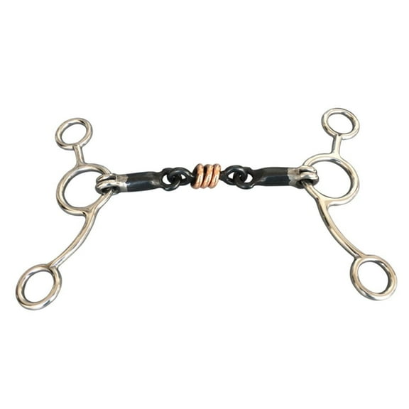 13.5cm Stainless Steel Horse Bit Full Cheek Snaffle Bit Horse Copper Mouth Tack