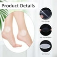 thumbnail image 3 of PinesC 4 Pieces Hockey Ankle Gel Pads Ankle Gel Sleeve Padded 2.5 Inch Ankle Support Brace Round Ankle Pads Ice Skating Socks Ankle Protector for Ice Skating Riding Ski Ankle Protection, 3 of 5