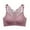 Purple, variant on Utoimkio Sports Bras for Women Butterfly Back Underwear No Underwire and Mark Large Vest Bra