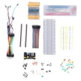 thumbnail image 4 of Kit de inicio electrónico, kit de inicio electrónico Kit de resistencia de condensador de componentes electrónicos sin soldadura Diseñado con precisión, 4 of 8