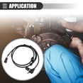 thumbnail image 3 of Rear Left or Right ABS Sensor Wheel Speed Sensor for Audi A4 1.8L 2000-2005 8E0927807B Black, 3 of 7