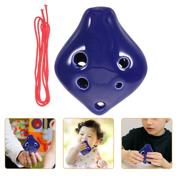 HEMOTON HOMEMAXS Ceramic Ocarina Music Instrument for Children and Adult Small Ocarina Beginner Ocarina