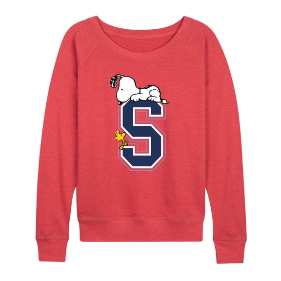 Peanuts - Look To Snoopy - Women's French Terry Long Sleeve Pullover