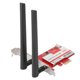 thumbnail image 3 of Tarjeta De Red Pcie Banda Dual 2.4G / 5G Bluetooth 4.2 Tarjeta Inalámbrica Pcie Para Intel 8265Ac Minnieouse EL007554-00, 3 of 6