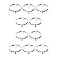 thumbnail image 3 of Minnieouse American Flag Chokers Necklace Flexible Trendy Necklaces Jewelry Decorations Day Star Valentines for Women Daily Wear Bandera 10piezas Minnieouse CBP502402, 3 of 5