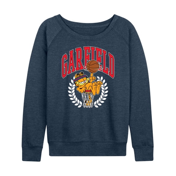 Garfield - Basketball - Women's Lightweight French Terry Long Sleeve Shirt