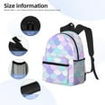 thumbnail image 5 of Fotbe Rainbow Scales Lightweight Casual Laptop Backpack for Men and Women, Daily use Waterproof backpack, Backpack for College, 5 of 8