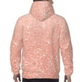thumbnail image 7 of Kdxio Rose Gold Glitter Print Mens Casual Hooded Collar Drawstring Hoodies Pullover Sweatshirts Casual Long Sleeve Shirts-3X-Large, 7 of 7