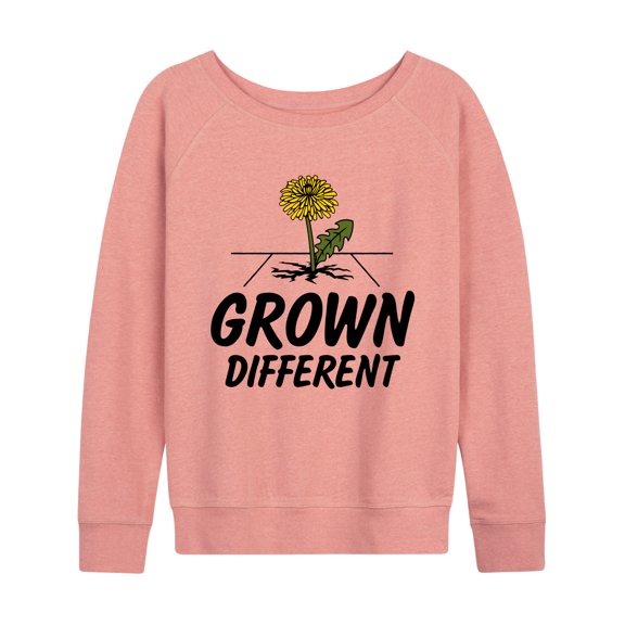 Instant Message - Grown Different Dandelion - Women's Lightweight French Terry Pullover