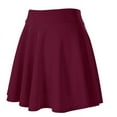 thumbnail image 2 of Women's Basic Versatile Stretchy Flared Casual Mini Skater Skirt, 2 of 4