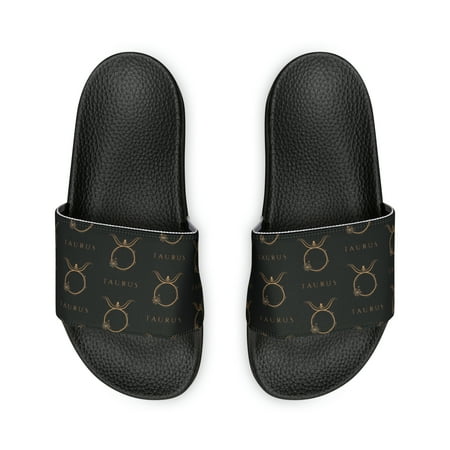 

Taurus Zodiac Symbol Women s PU Slide Sandals