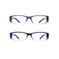 thumbnail image 2 of Eyebogo Kaylee Value 2-Pack Women Rectangular Reading Glasses, Purple/Kaylee/Olivia, +2.50, 2 of 4
