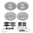 thumbnail image 2 of PowerStop Front and Rear Geomet Coated Brake Rotor and Pad Kit Fits: AUDI Select Models CRK8883, 2 of 5
