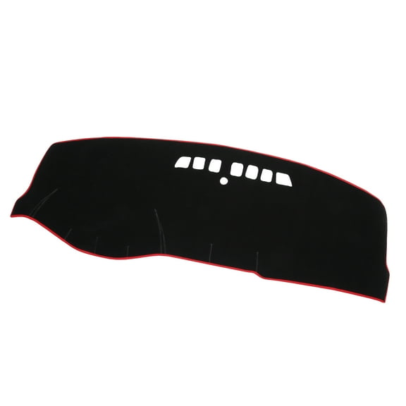 Unique Bargains Car Center Console Dashboard Cover Mat for Buick LaCrosse 2005-2008 Protective Polyester Black Red