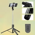 thumbnail image 3 of Palo para selfies, palo para selfies extensible con control remoto inalámbrico y soporte para trípode, portátil -1,65 m, 3 of 5