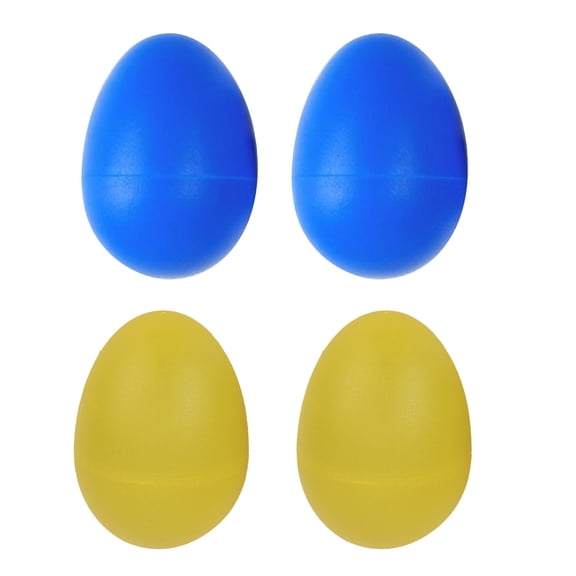 LeeQinersw 2 Pairs Plastic Percussion Egg Maracas Shakers for Baby Early Education