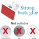 thumbnail image 4 of Adjustable Tension Rod Extendable Spring Curtain Rod with Self Adhesive Hook White, Length 15.7 to 27.5 Inch (4), 4 of 5