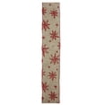 thumbnail image 3 of Pack of 12 Red and Beige Star Christmas Wired Craft Ribbons - 2.5" x 120 Yards, 3 of 4