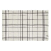 My Texas House Stafford Windowpane Indoor/Outdoor Layering Rug, 24" x 36", Grey