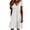 White, variant on Womens Mini Dress Eyelet Wave V Neck Short Sleeve Dress Summer Loose Fit Hollow Out A-Line Babydoll Dress Beach Vacation Dresses Pink XXL