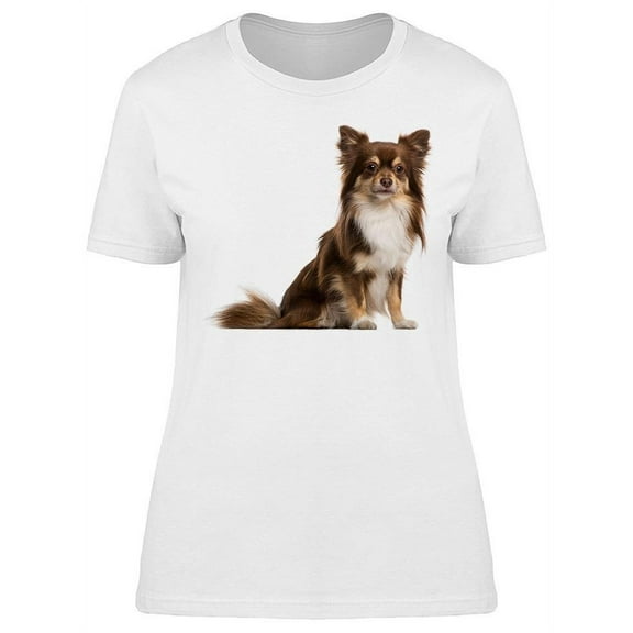 Chihuahua Sits T-Shirt Women -Image by Shutterstock, Female XX-Large