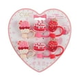 thumbnail image 2 of Cook with Color 6 Piece Silicone Valentine’s Day Straw Topper Set, Reusable Straw Covers for Standard Straws, 2 of 5