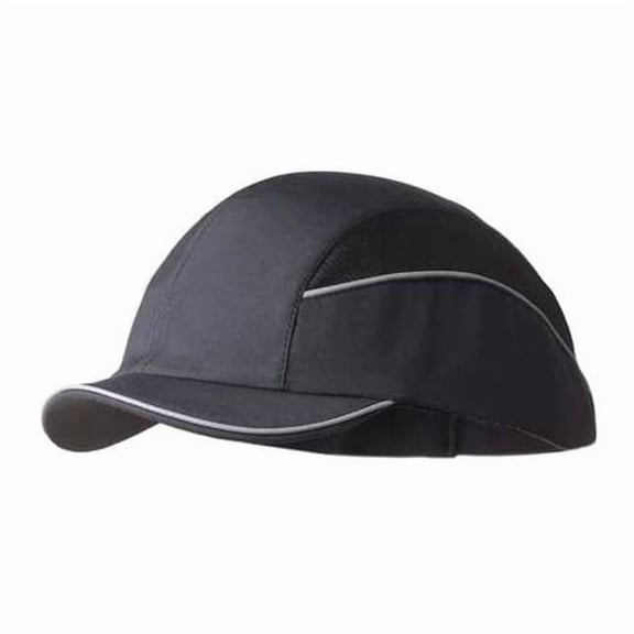 Surflex Bump Cap,Baseball,Hook-and-Loop,Black SCARAP3BLK