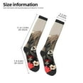 thumbnail image 2 of Sigee Butterfly Cow With Flowers for Socks for Men Women Socks Stocking Compression Socks, 2 of 6
