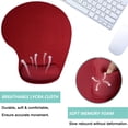 thumbnail image 3 of Mouse pad ergonómica LIZPARE con reposamuñecas de espuma viscoelástica, rojo, 3 of 7