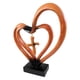 thumbnail image 5 of Figura de corazón de resina para boda, aniversario, decoración de dormitorio, 5 of 5