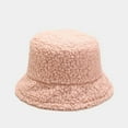thumbnail image 3 of CoCopeaunts Black Bucket Hat Lamb Thickening Warm Basin Hat for Women Outdoor Fisherman Hat Four Seasons Wild Wear, 3 of 8