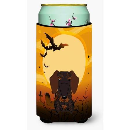 

Carolines Treasures BB4395TBC Halloween Wire Haired Dachshund Chocolate Tall Boy Beverage Insulator Hugger Tall Boy