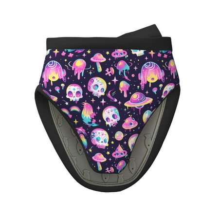 

Qekee Skull mushroom space Print Non-Slip Mini Oven Mitt Silicone Oven Mitts Heat Resistant Kitchen Mittens Pinch Mitts Cooking Mitts