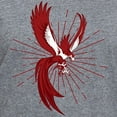 thumbnail image 3 of CafePress - Alpha Sigma Phi Phoenix T Shirt - Women's V-Neck Dark T-Shirt, 3 of 4