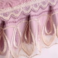 thumbnail image 6 of 3-Piece Luxury Toilet Cover Set - Anti-Dust Toilet Lid & Seat Covers with Lace Trim, Non-Slip Elastic Edging for Standard Toilets, Soft Bathroom Decor, 6 of 8