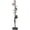 Black-8 Stainless Steel Hooks, variant on Modern Metal Coat Rack Stand, Coat Rack Freestanding with Natural Marble Base, Sturdy Heavy Duty Coat Racks with 8 Hooks, Black Coat Hall Tree Stand for Entryway, Office