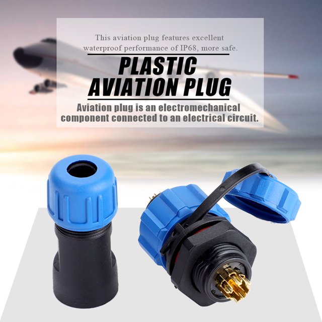 Enchufe Jadeshay IP67 SP13 7Pin Enchufe de Plástico Impermeable