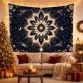 thumbnail image 3 of Celestial Mandala Against Starry Night Sky Mystical Boho for Space Lovers, Cosmic Home Art Housewarming Gift Tapestry Wall Hanging for Bedroom and Living Room, 3 of 7