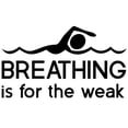 thumbnail image 2 of CafePress - Breathing Is For The Weak - Large Beach Towel, Soft 30"x60" Towel with Unique Design, 2 of 3