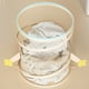 thumbnail image 4 of Cesto de ropa sucia plegable de pared | Cesto de gran capacidad con tapa | Tela impermeable para baño y hogar, 4 of 6