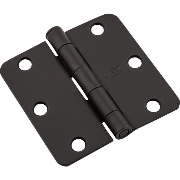 National Hardware - V512RC 3" x 3" x 1/4" Raidus Door Hinge